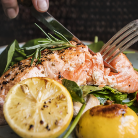 Plat de saumon